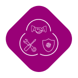 Vendia people systems and security icon maroon