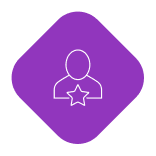 Vendia management person icon purple