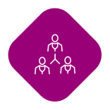 Vendia people network icon maroon