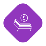 Vendia travel icon purple