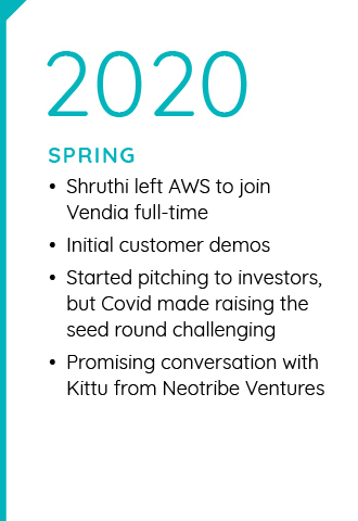 Vendia Spring 2020 milestones
