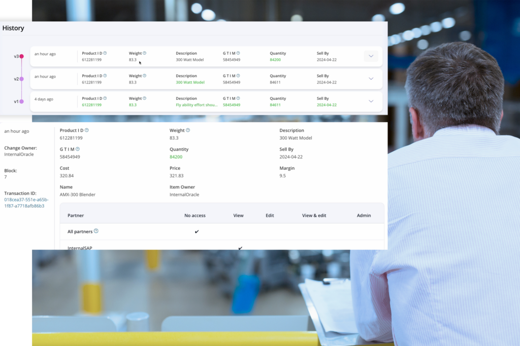 Showcases Vendia product in a manufacturing use case