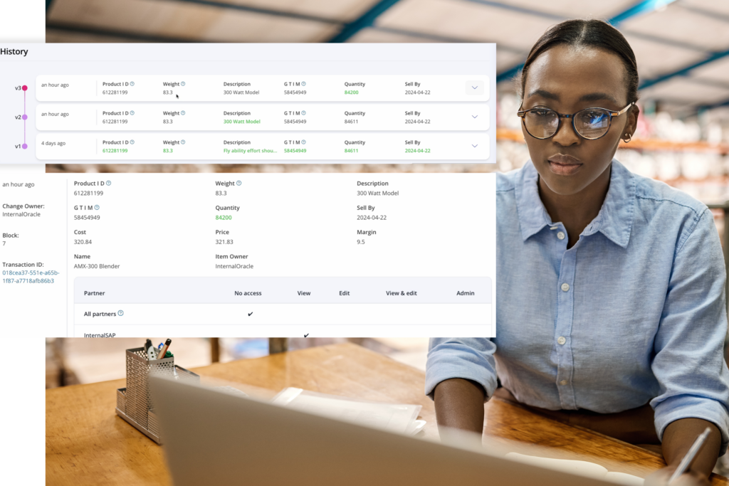 Gain track-and-track visibility into entity journeys across geographies, parties, and systems. An auditable ledger lets you trace products, meet ESG goals, and streamline regulatory compliance.
