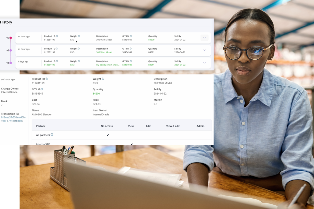 Gain track-and-track visibility into entity journeys across geographies, parties, and systems. An auditable ledger lets you trace products, meet ESG goals, and streamline regulatory compliance.