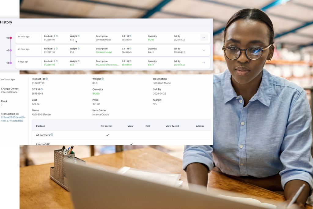 Gain track-and-track visibility into entity journeys across geographies, parties, and systems. An auditable ledger lets you trace products, meet ESG goals, and streamline regulatory compliance.